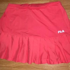 Fila coral tennis skort